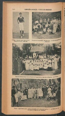 Campeón andarín - Picnic de obreros - [Fotografías]