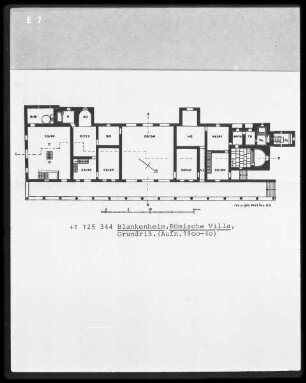 Römische Villa, Grundriß