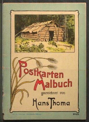 Postkarten Malbuch