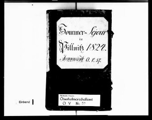 In Pillnitz geführte Hoftagebücher, 1824