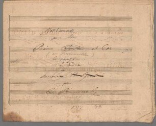 Nocturnes, Horn, Klavier, op. 87. - BSB Mus.Schott.Ha 5306-2