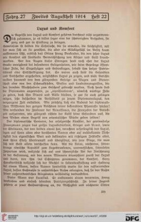 27: Luxus und Komfort