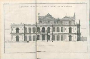 Elevation D'une Des Façades Laterales Du Château.