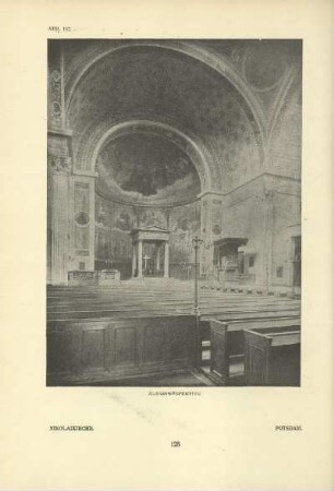 Nikolaikirche. Altarperspektive. Potsdam