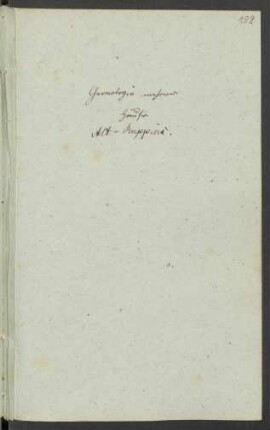 Genealogie mehrerer Häuser Alt=Ruppins