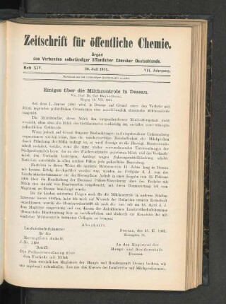 Heft XIV. 30. Juli 1901.