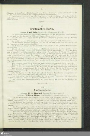 XI. Briefmarken-Börse