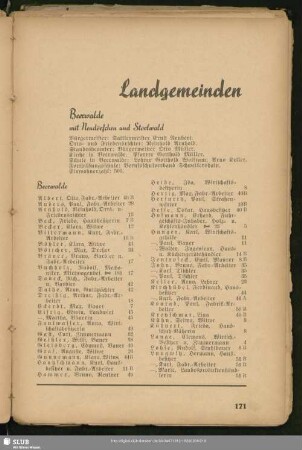 Beerwalde mit Neudörfchen und Stoelwald