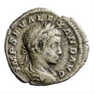 Münze, Denar, 222 - 235 n. Chr.