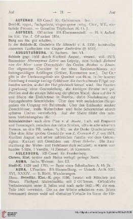 ⟦Aufseß⟧