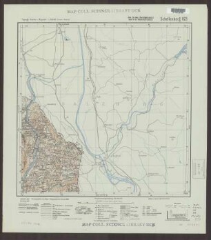 823 Schellenberg ; Topographische Karte von Bayern 1:25.000 [Positionsblätter]