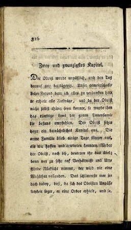 Zwey und zwanzigstes Kapitel.