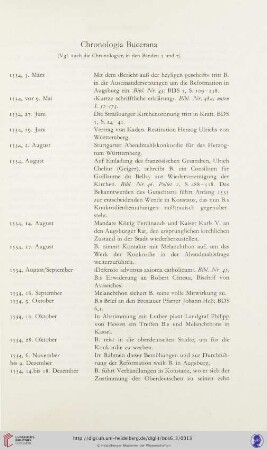 Chronologia Bucerana