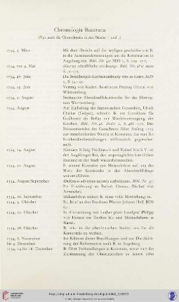 Chronologia Bucerana
