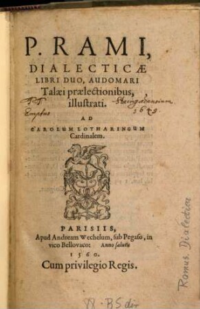 Institutionum Dialecticarum libri duo