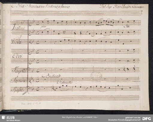Giuseppe riconosciuto. Excerpts - Mus.3480-J-11,11 : S, orch, b