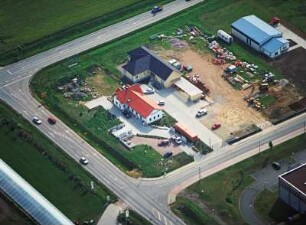 Dornheim. Gewerbegebiet. Luftaufnahme
