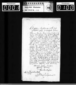 . 1681: August-Oktober 1681