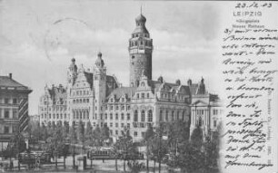 Leipzig: Königsplatz ; Neues Rathaus