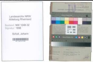 Entnazifizierung Johann Scholl , geb. 15.06.1899 (Beamter)
