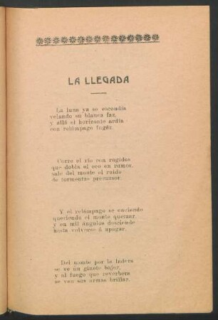 La llegada