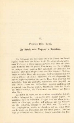 VI. Periode 1185 - 1333