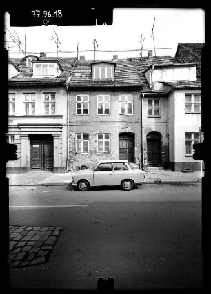 Greifswald, Fischstraße. Wohnhaus. Straßenfront