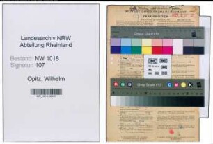 Entnazifizierung Wilhelm Opitz , geb. 22.02.1889 (Maurer)