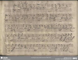 Recitativo: Giovane sventurato