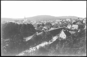 Wechselburg. Blick auf Wechselburg