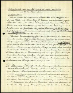 Jahresbericht über die Tätigkeit des Instituts in Athen im Jahre 1901-1902