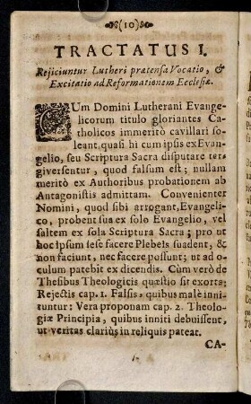 10-86, Tractus I