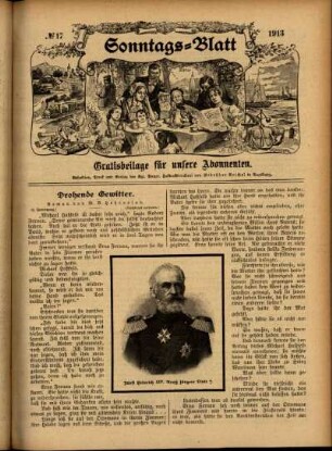 Ausgabe vom Sonntag, den 27. April 1913.
