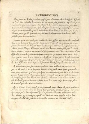Nouvelle methode de harpe