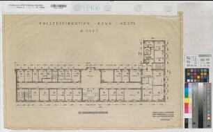 Hamm, Polizeidirektion, 1. Obergeschoss, Grundriss