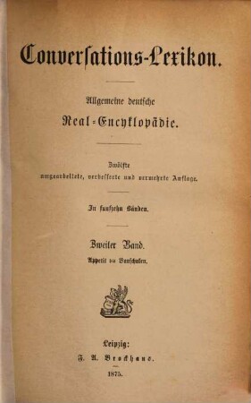 Brockhaus' Conversations-Lexicon : Vollständig in 15 Bänden, 2