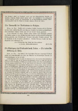 Der Vormarsch der Verbündeten in Galizien.