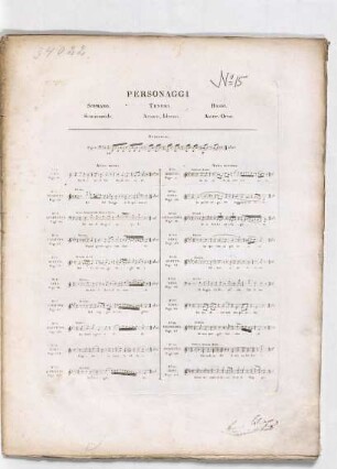 Duetto "Ebben a te ferisci" : dell'Opera Semiramide
