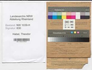 Entnazifizierung Theodor Habel , geb. 17.11.1903 (Beamter)
