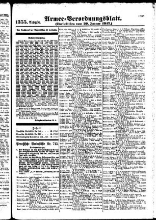 1355.Ausgabe. Montag, 29. Januar 1917