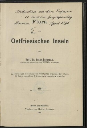 Flora der ostfriesischen Inseln