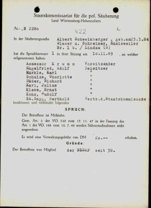 Schweinberger, Albert