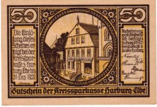 Notgeld der Stadt Harburg an der Elbe