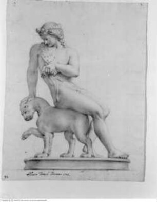 Concorso Accademico 1705, Terza Classe: Kopie der Statuen Cleopatra, Apoll und Bacchus (Giustiniani): Bacchus, primo premio