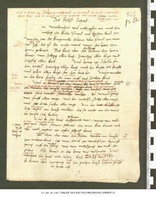 Manuskript von Luthers Übersetzung von Teilen des Alten Testaments