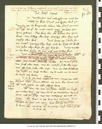 Manuskript von Luthers Übersetzung von Teilen des Alten Testaments