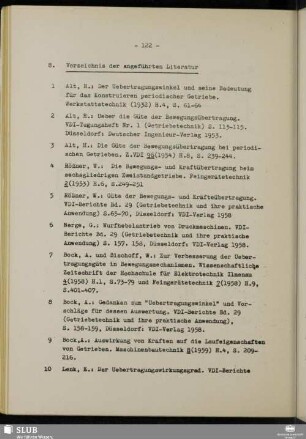 8. Verzeichnis der angeführten Literatur