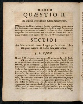 40-64, Quaestio II.
