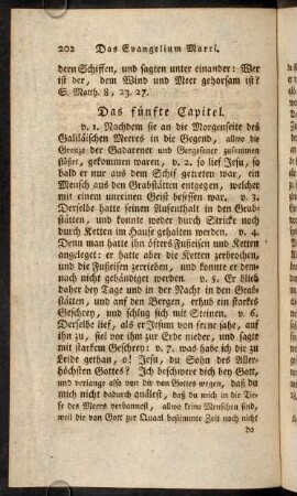 202-213, Das fünfte Capitel. - Das sechste Capitel.