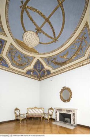 Palazzo Falconieri, Sala blu (Sala dell'impresa astrale)